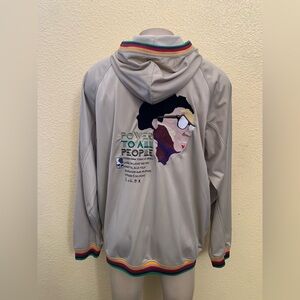 LRG Lifted Research Group Men’s Size 4XL “Power To The People” Full Zip Hoodie